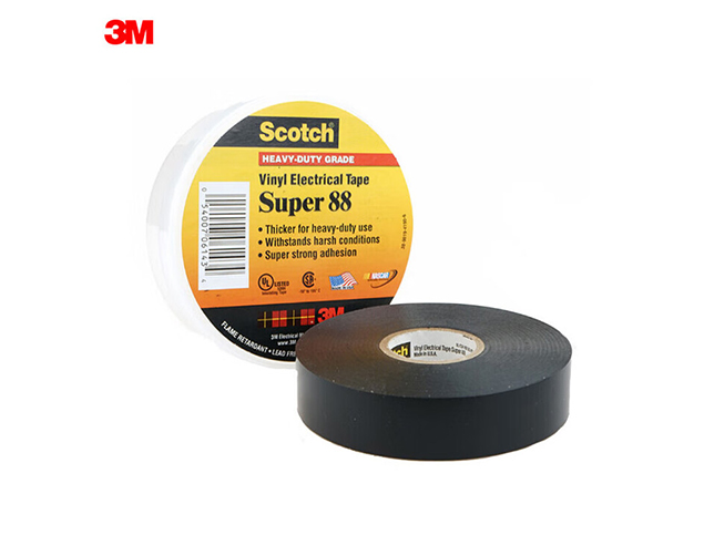 3M电工胶带 PVC绝缘胶带Scotch Super 88#